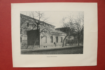 Blatt Architektur Potsdam 1898-1900 Königliches kadettenhaus Kadetten Ortsansicht Brandenburg